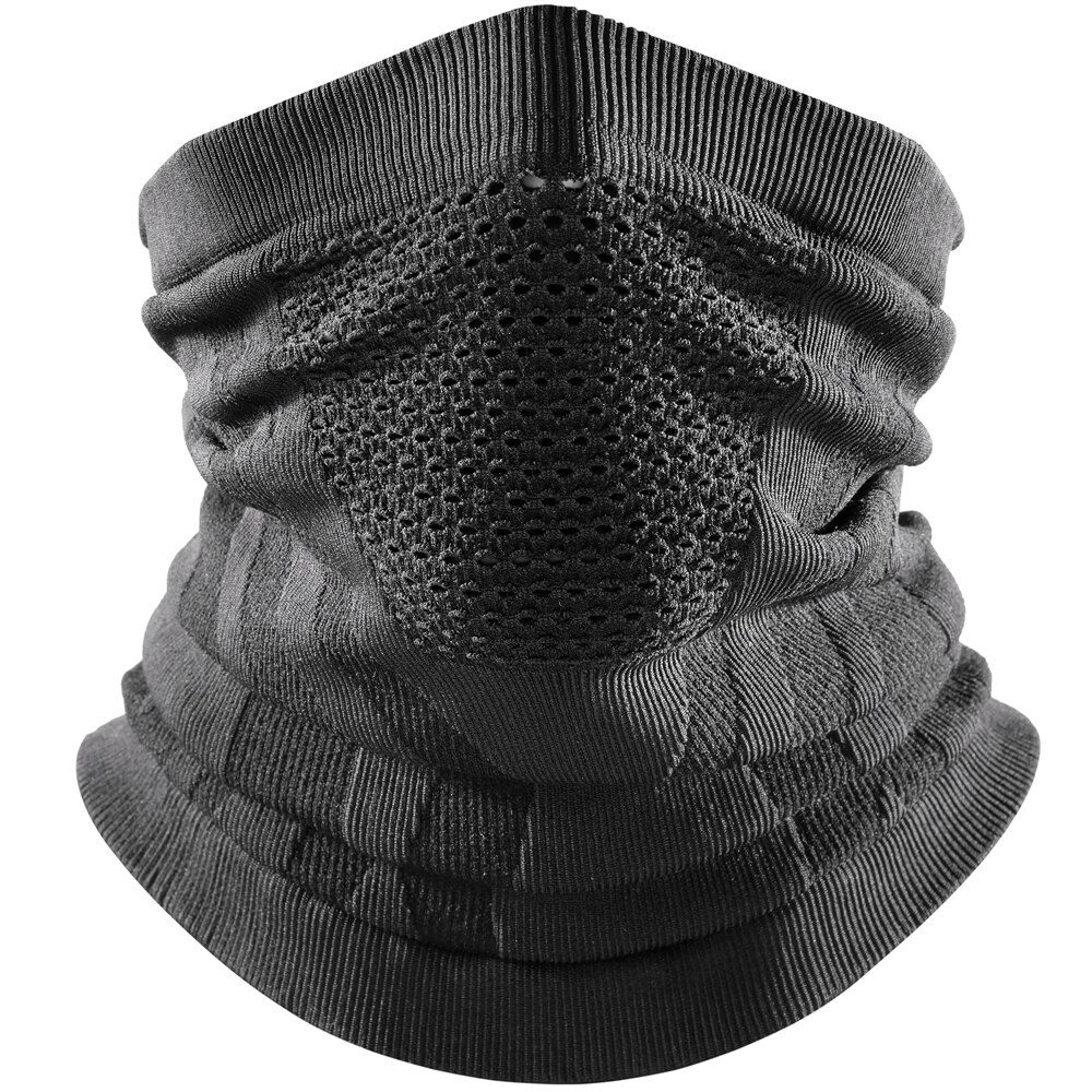Windproof Warmer Soft Snowboard Neck Gaiter SF1395 - Black, Lightweight, UV Protection, Thermal Insulation, Unisex Design